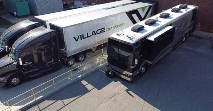 band tour trucking